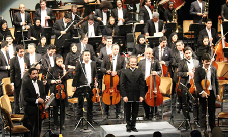 ارکستر سمفونیک در یک بازار ایرانی